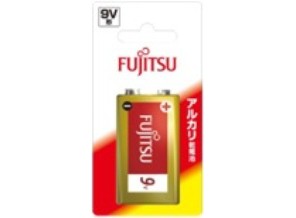 ［富士通］アルカリ電池 6LR61F(B) 9V形