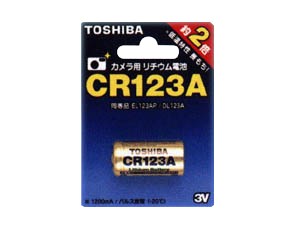 ［東芝］リチウム電池 CR123AG