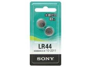 ［SONY］アルカリボタン電池 LR44-2ECO