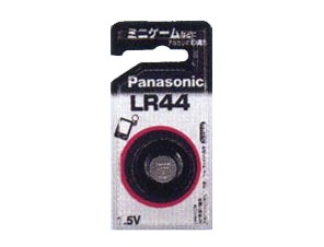 ［Panasonic］アルカリボタン電池 LR44P