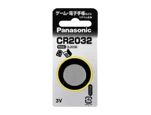 ［Panasonic］リチウムコイン電池 CR2032P