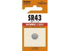［富士通］酸化銀電池 SR43C BN[5入]　※元箱出荷※