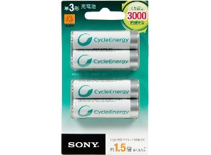 ［SONY］ニッケル水素電池 NH-AA-4BRA