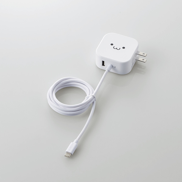［エレコム］USB AC充電器 MPA-ACCP08WF