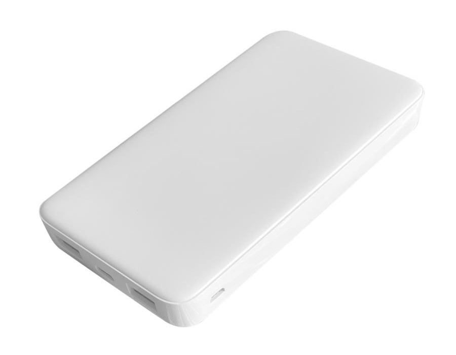［LAZOS］L-MB10-W モバイルバッテリー ホワイト（6個セット）