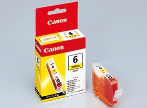 ［Canon］インクカートリッジ BCI-6Y イエロー