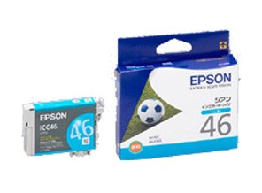 ［EPSON］インクカートリッジ (46) ICC46 シアン