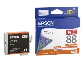 ［EPSON］インクカートリッジ (88) ICOR88 オレンジ