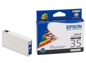［EPSON］インクカートリッジ (35) ICBK35 ブラック