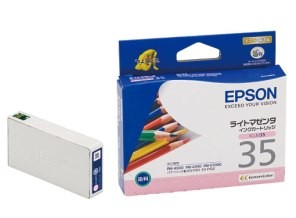 ［EPSON］インクカートリッジ (35) ICLM35 ライトマゼンタ