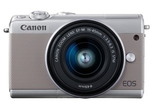 ［Canon］EOS M100 EF-M 15-45 IS STM レンズキット グレー