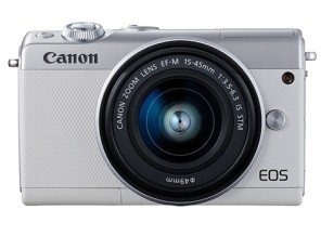 ［Canon］EOS M100 EF-M 15-45 IS STM レンズキット ホワイト