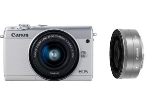 ［Canon］EOS M100 ダブルレンズキット ホワイト
