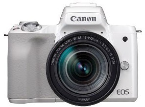 ［Canon］EOS Kiss M ホワイト EF-M18-150 IS STM レンズキット