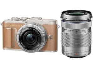 ［Olympus］E-PL9 EZダブルズームキット ブラウン