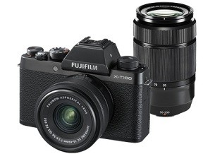 ［富士フイルム］X-T100 WZLK-B ダブルズームキット ブラック