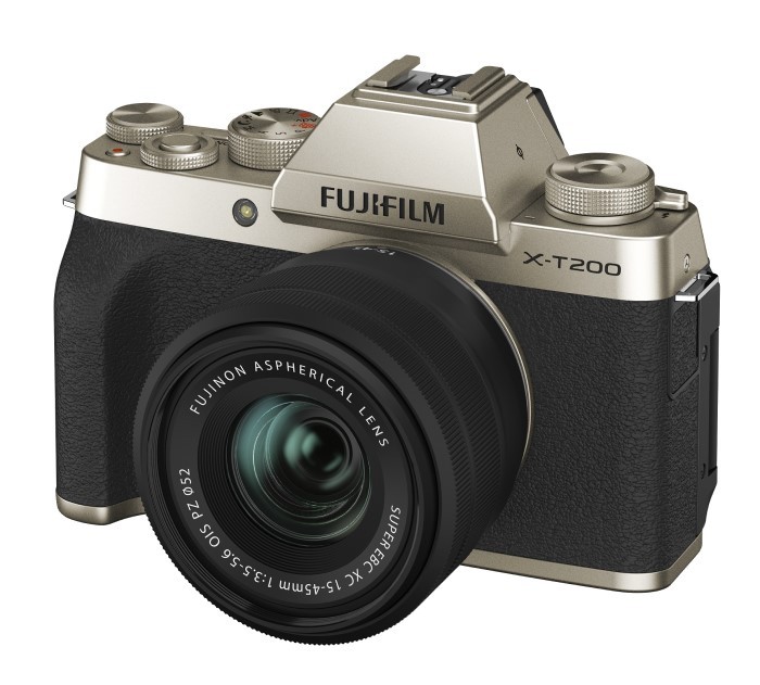 ［富士フィルム］X-T200 レンズキット（シャンパンゴールド）