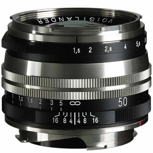 ［コシナ］フォクトレンダー ノクトン ヴィンテージライン 50mm F1.5 Aspherical II SC ニッケルBK