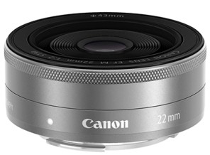 ［Canon］EF-M22mm F2 STM SL シルバー