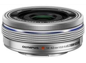 ［Olympus］M.ZUIKO DIGITAL ED 14-42mm EZ シルバー