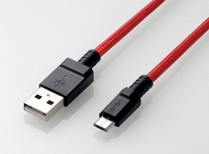 ［エレコム］MPA-FAMBS2U12RD 2A対応高耐久microUSBケーブル