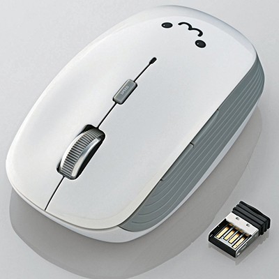 ［エレコム］M-BL21DB WH ワイヤレスLEDマウス
