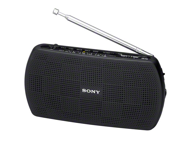 ［SONY］ステレオポータブルラジオ SRF-19 ブラック