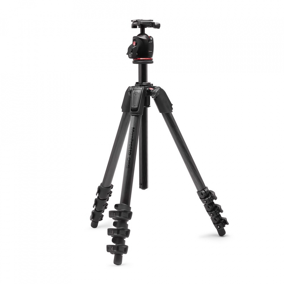 [マンフロット] 055プロカーボン三脚4段+Q6付きXPROボール雲台キット MK055CXPRO4-Q6T