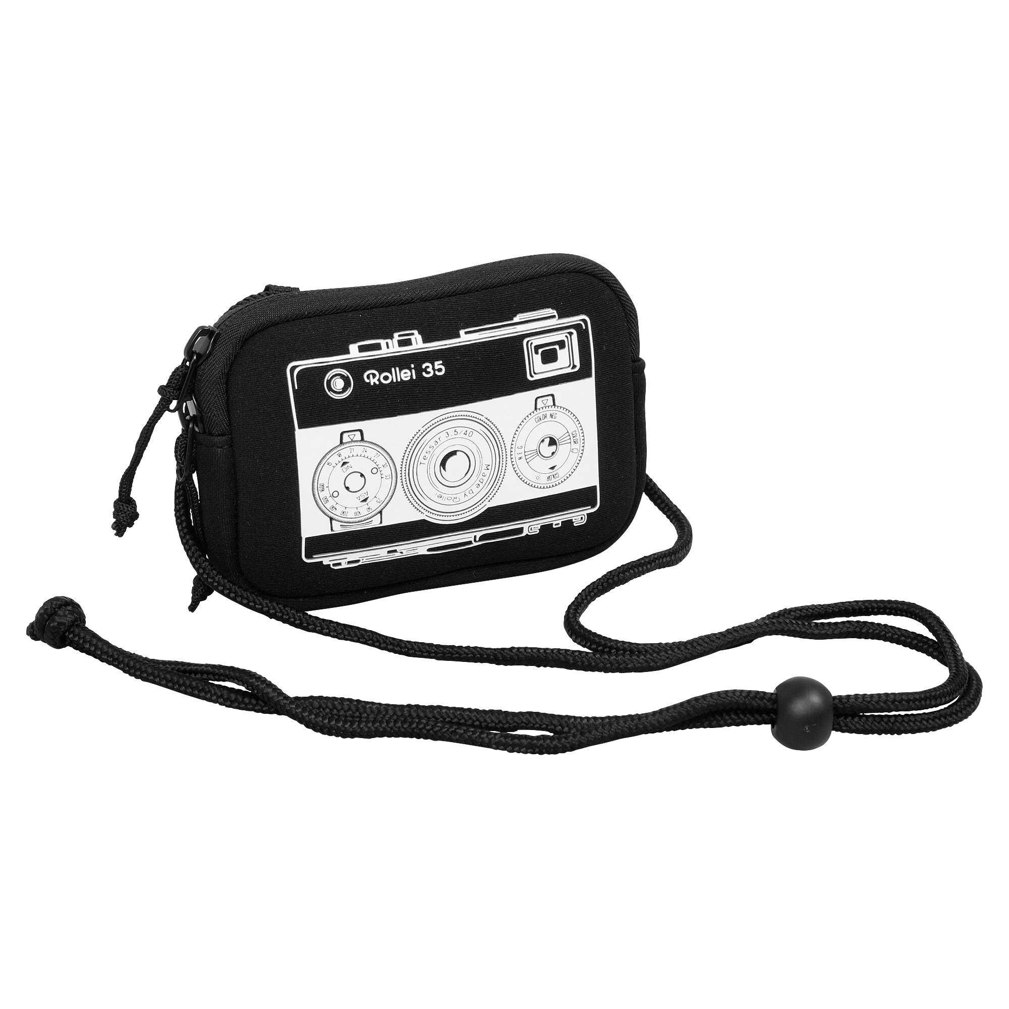 ［Rollei］35型ラウンドポーチ ブラック