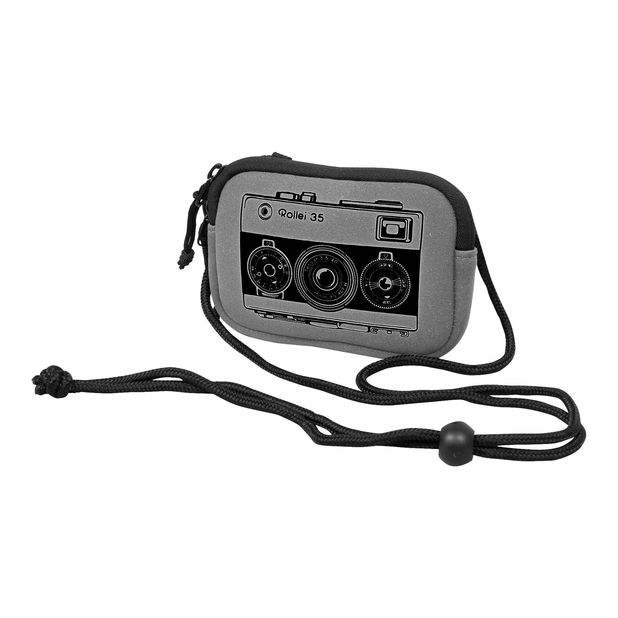 ［Rollei］35型ラウンドポーチ グレー