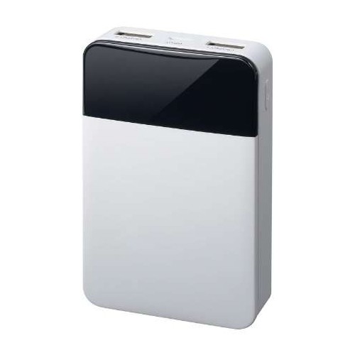 ［グリーンハウス］GH-BTF100-WH モバイルバッテリ（ホワイト）