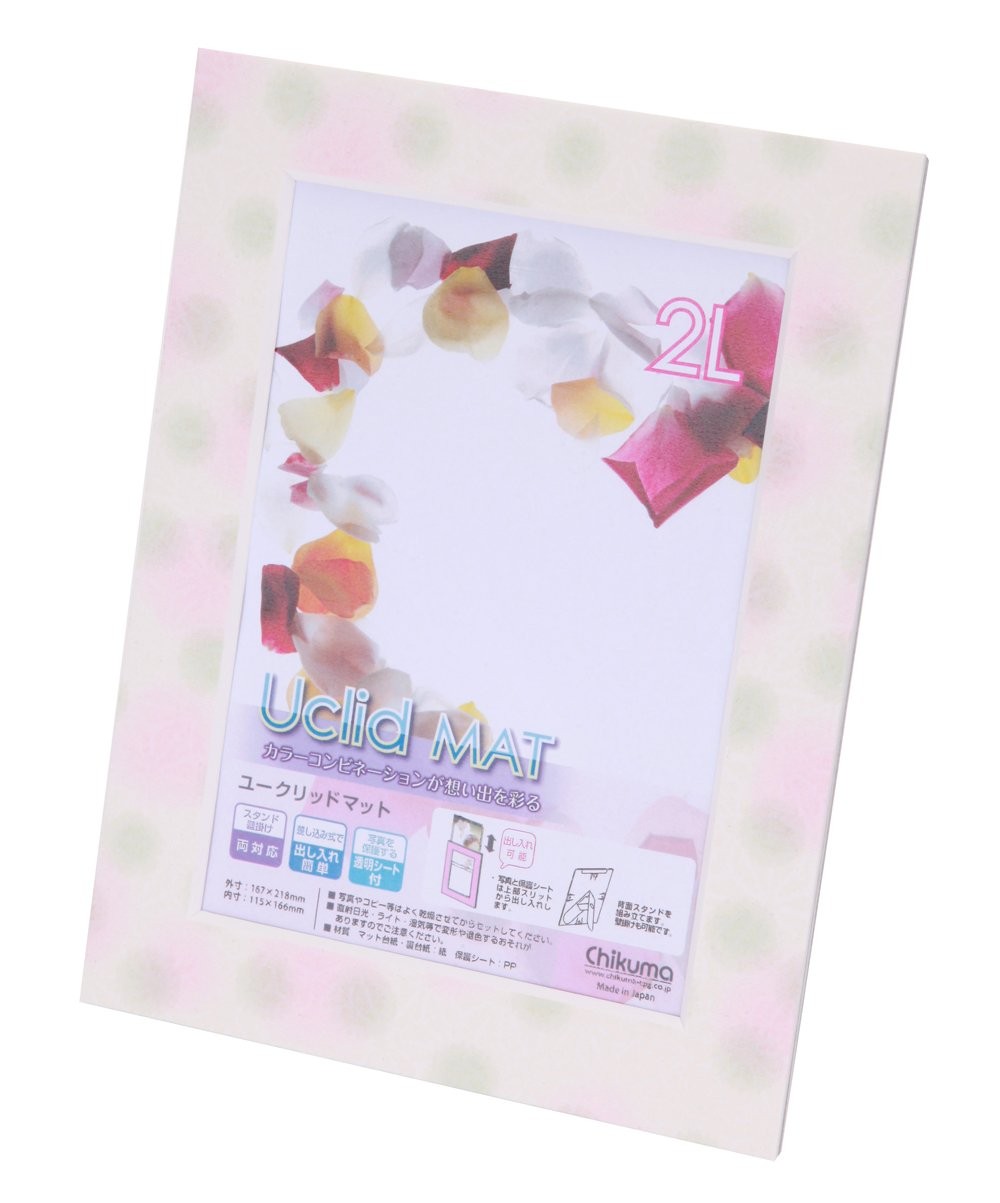 ［チクマ］Uclidマット 友禅 2L 麻夢 白花
