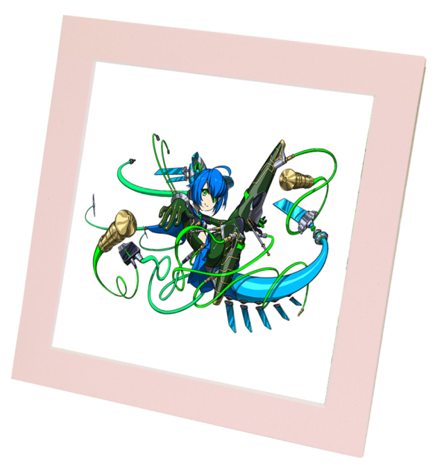 ［チクマ］ミニ色紙用ペーパーフレーム ライトピンク