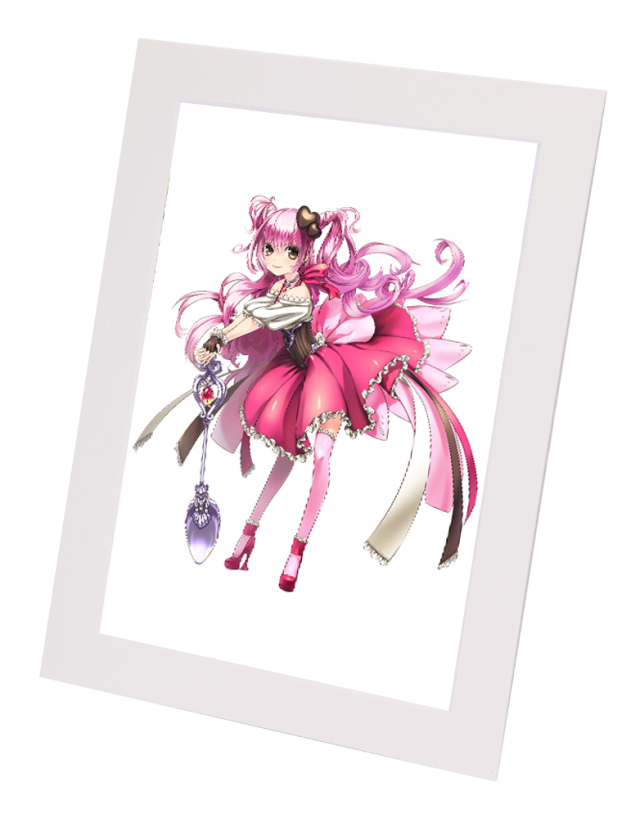 ［チクマ］A4クリアファイル用ペーパーフレーム ホワイト