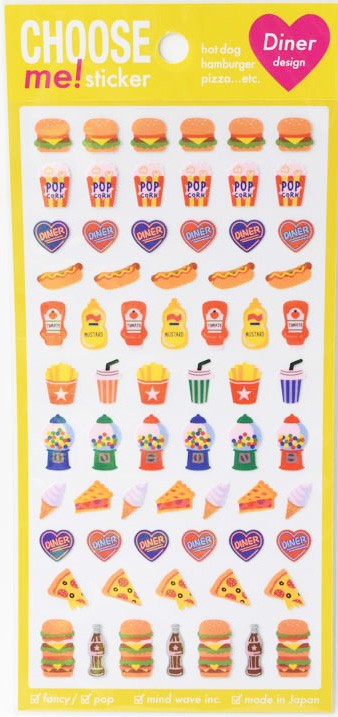 ［マインドウェイブ］21805 CHOOSE me! sticker Diner [10入]