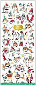 ［マインドウェイブ］78676 ウィンターセレクション ネコとサンタのクリスマス [10入]