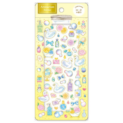 ［マインドウェイブ］79055 アロマリウムステッカー フローラル バス [10入]