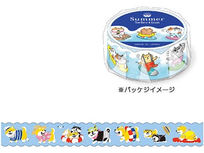 ［マインドウェイブ］93923 サマー マスキングダイカット しばんばん うみばんばん [6入]