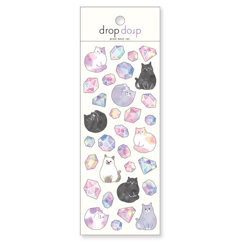 ［マインドウェイブ］77914 ドロップシール ブリリアントキャット [10入]