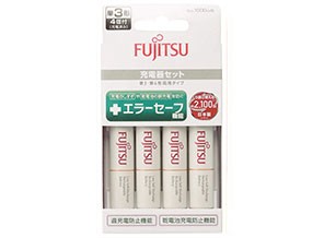 ［富士通］FCT345FXJST(FX) スタンダード充電器 標準電池セット[10入]　※元箱出荷※