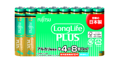 ［富士通］アルカリ乾電池 LR03LP(8S) 単4形 8本パック[5入]　※元箱出荷※