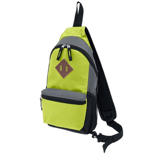 ［カワヨシ］ボディバック BOB-03 LIME GREEN×GRAY