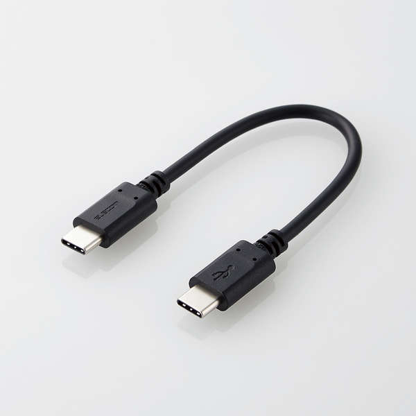 [エレコム] USB2.0ケーブル(C-C、USB PD対応) MPA-CC01PNBK