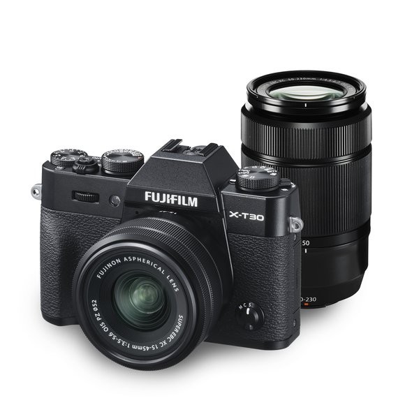 ［富士フィルム］X-T30WZLK-B ダブルズームレンズキット（ブラック）