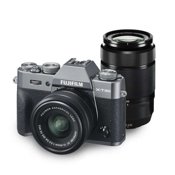 ［富士フィルム］X-T30WZLK-CS ダブルズームレンズキット（チャコールシルバー）