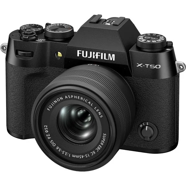 [富士フイルム] FUJIFILM X-T50 XC15-45mm レンズキット ブラック