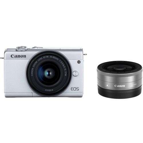 ［Canon］EOS M200 ホワイト ダブルレンズキット