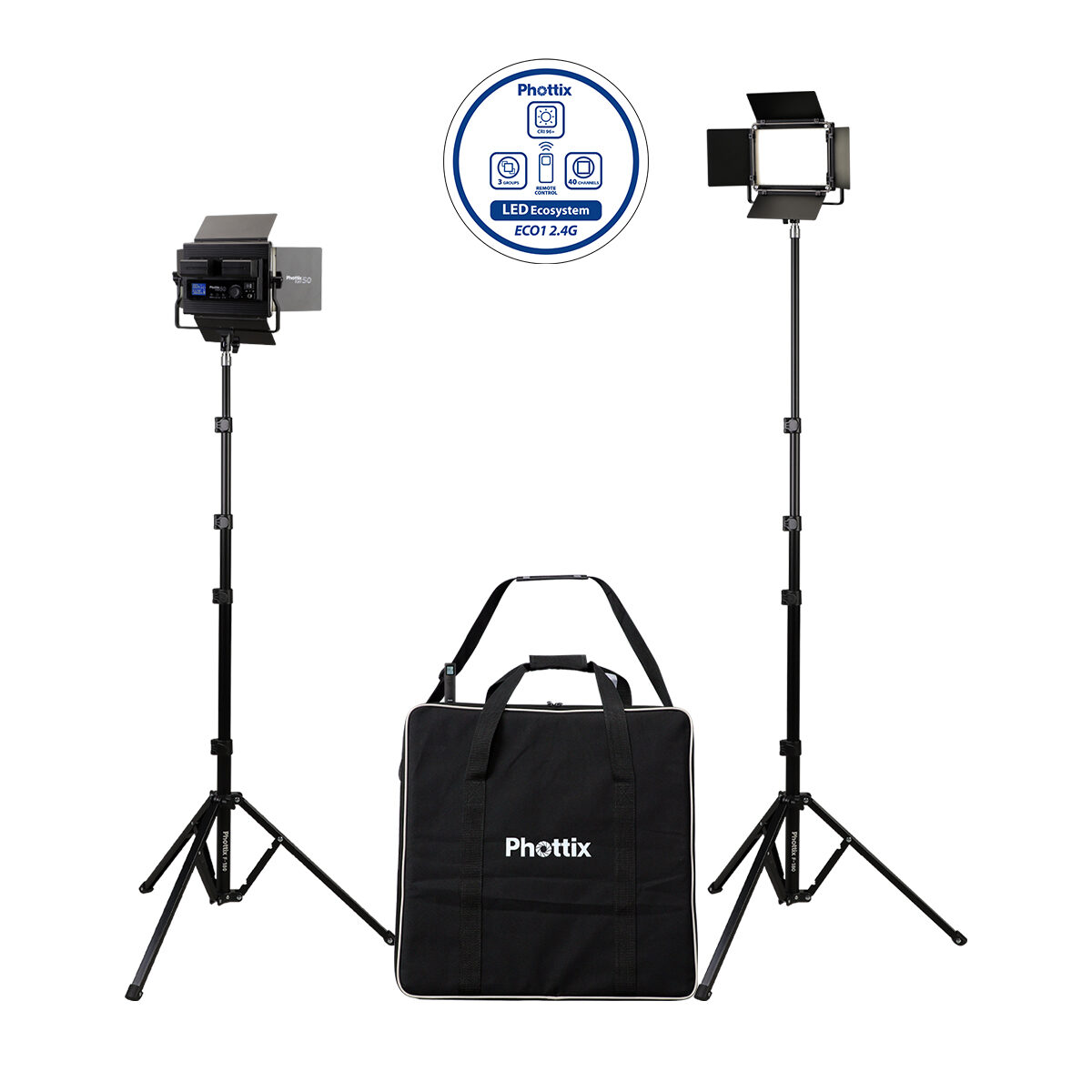 ［PHOTTIX］Kali50 LED Light Twin Kit Set