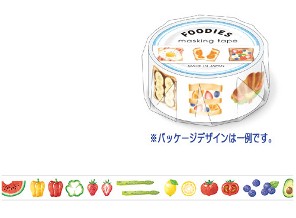［マインドウェイブ］94053 マスキングテープ 野菜とフルーツ [10入]