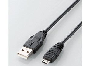 ［エレコム］MPA-AMB15BK Micro-USBケーブル（A-MicroB） 1.5m
